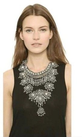 womens necklace, statement piece, bib necklace, fashion, style