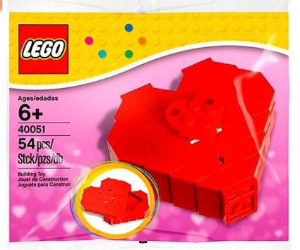 Lego Valentine heart box, legos, gifts, love, heart