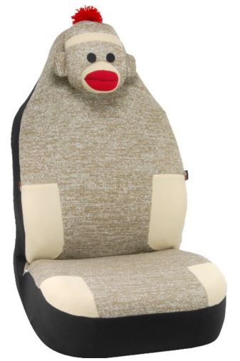 Sock Monkey Carseat cover