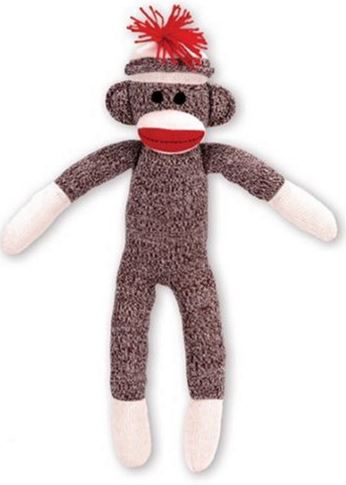 Sock Monkey stuffed doll