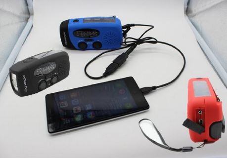 Solar charge phone emergency radio
