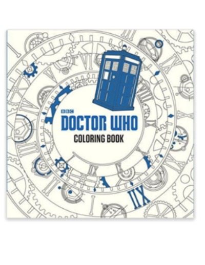 Dr Who coloring book, adult coloring book, relax, gift idea