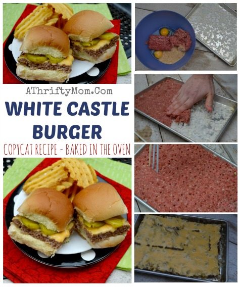 WHITE CASTLE BURGER COPYCAT RECIPE, BAKED IN THE OVEN SO EASY, White Castle sliders recipe