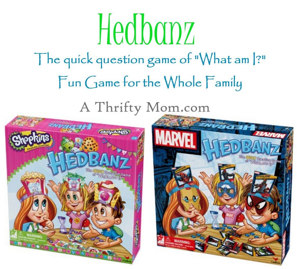 Hedbanz Shopkin and Marvel - Fun Game for the Whole Family