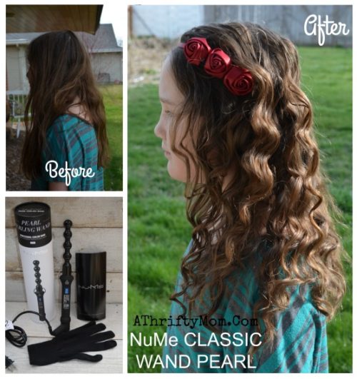 NuMe Styling wand tools, the CLASSIC WAND PEARL is amazing easy spiral curls in minutes, Long hair style ideas, easy long hair styles