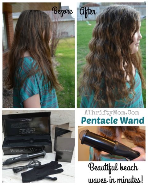 NuMe Styling wand tools, the PENTACLE is amazing easy beach waves in minutes, Long hair style ideas, easy long hair styles