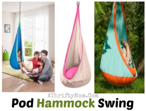 Pod Hammock Swing, the perfect gift for kids give them a book and they might never come out. kids room decor ideas