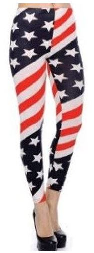 US Flag Leggings American Leggings