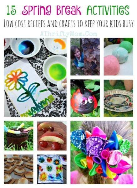 spring break activities and ideas for kids, fun low cost things to do with your children over spring break, Crafts and recipes to make over spring break