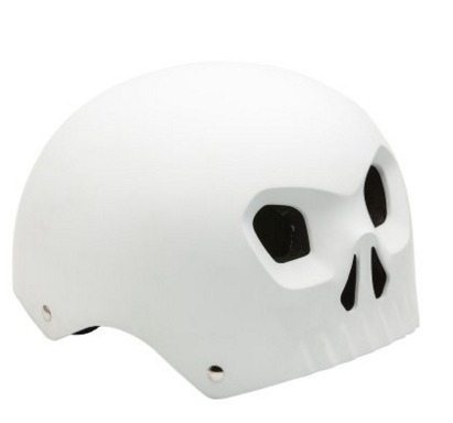 white bike helmet