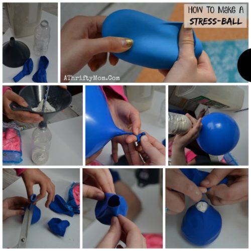 Kids crafts, How to make a stress ball, perfect for tweens or teens summer camp arts and crafts ideas, boy or girl scout craft ideas, low cost craft projects for a family reunion