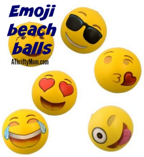 emoji beach balls, beach balls, pool, water fun, fun in the sun, summer, water