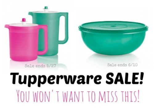 Tupperware Sale CLASSIC SHEER PITCHER SET & FIX-N-MIX BOWL - A Thrifty Mom - Recipes, DIY and more