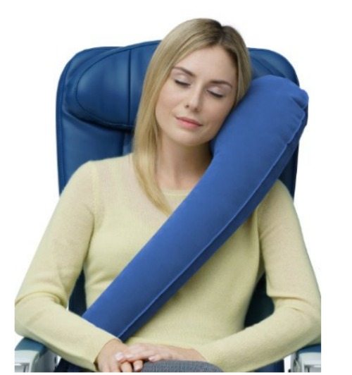 travel pillow, blow up pillow, travel, tips and tricks, comfort, road trip, plane