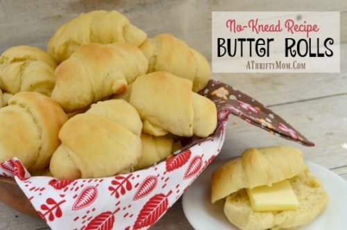 No Knead Bread Recipe, Butter Roll recipe, Easy Dinner Rolls made from scratch, how to make dinner rolls, how to shape crescent rolls