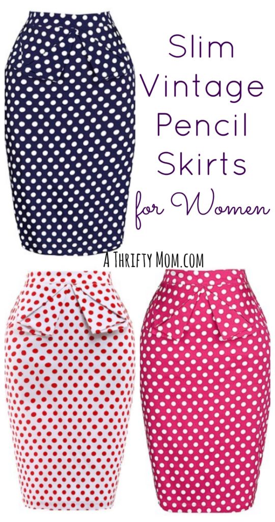 Slim Vintage Pencil Skirts for Women3
