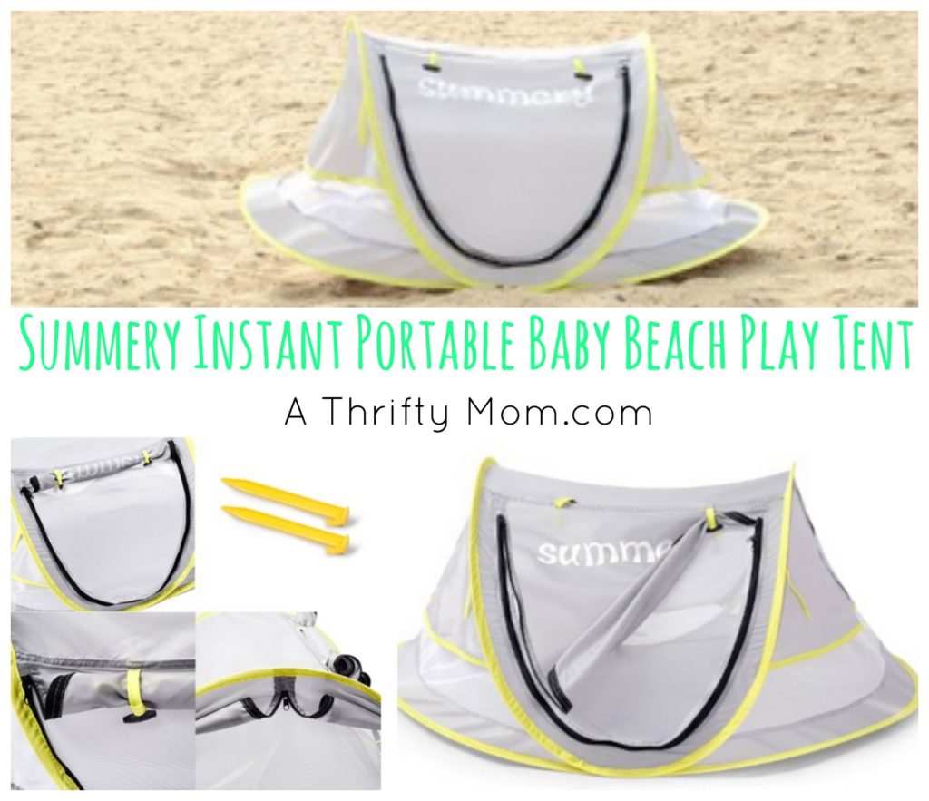 Summery Instant Portable baby beach play tent3