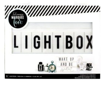 Lightbox, smaller sized marquee board for your home