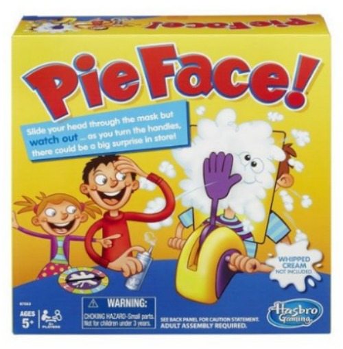 pie face, games, family game night, game time, playing games pie, fun