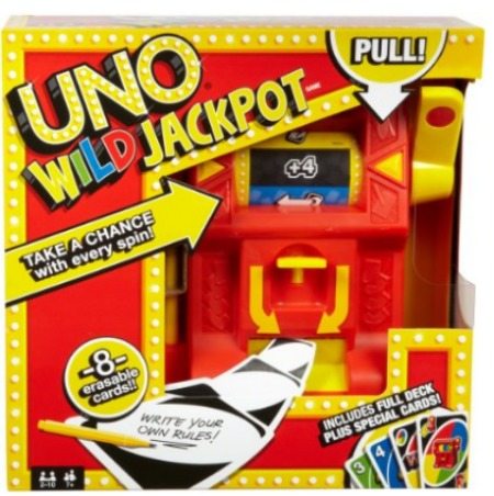 uno wild jackpot, uno, games, family game night, game time, games for families