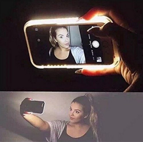 selfie phone case, lit phone case, perfect selfies, light, camera, cell phone case