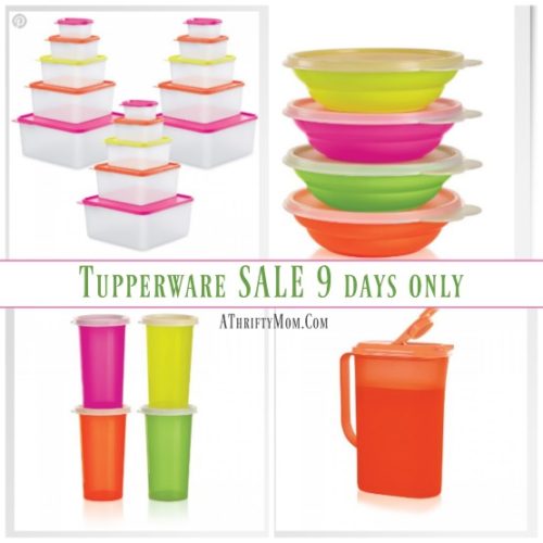 tupperware SALE, best place to grab a good deal on Tupperware but hurry limited time only cereal bowls with lids