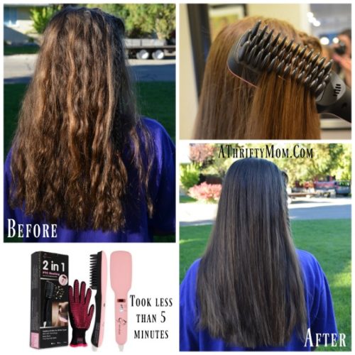 hair-straightener-brush-review-2-in-1-ionic-fast-ways-to-straighten-your-hair-gift-ideas-for-tween-and-teen-hair-tips-and-hair-hacks