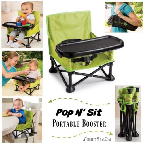 summer infant pop and sit portable booster