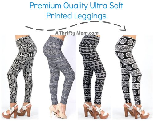 Ultra Soft Black and White Leggings – A Thrifty Mom