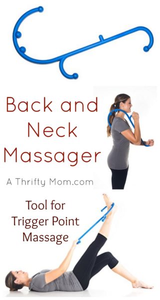 Back and Neck Massager Tool Trigger Point Massage and Stretching