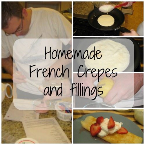 Home made French Crepes and Filling Recipe