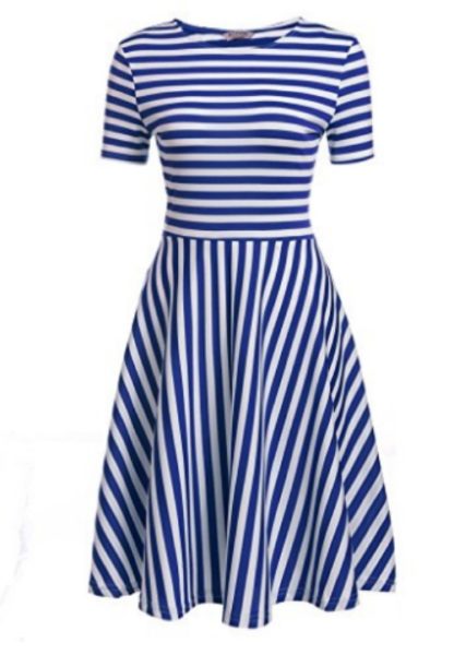 Womens striped dress