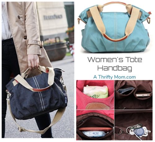 Women's Canvas Tote Handbag