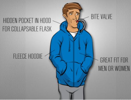 flask hoodie