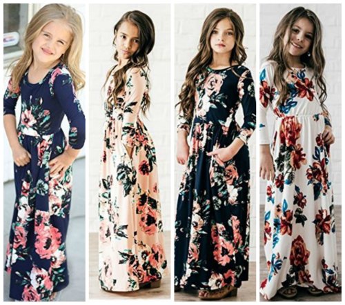 kids floral dress