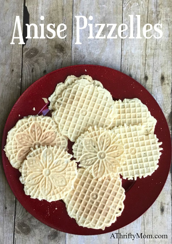 Anise pizzelles, cookies, Italian cookies, pizzelles, crisp cookie, treat, snack, food, mouthwatering treats, Christmas cookies, goody plates, anise, recipe