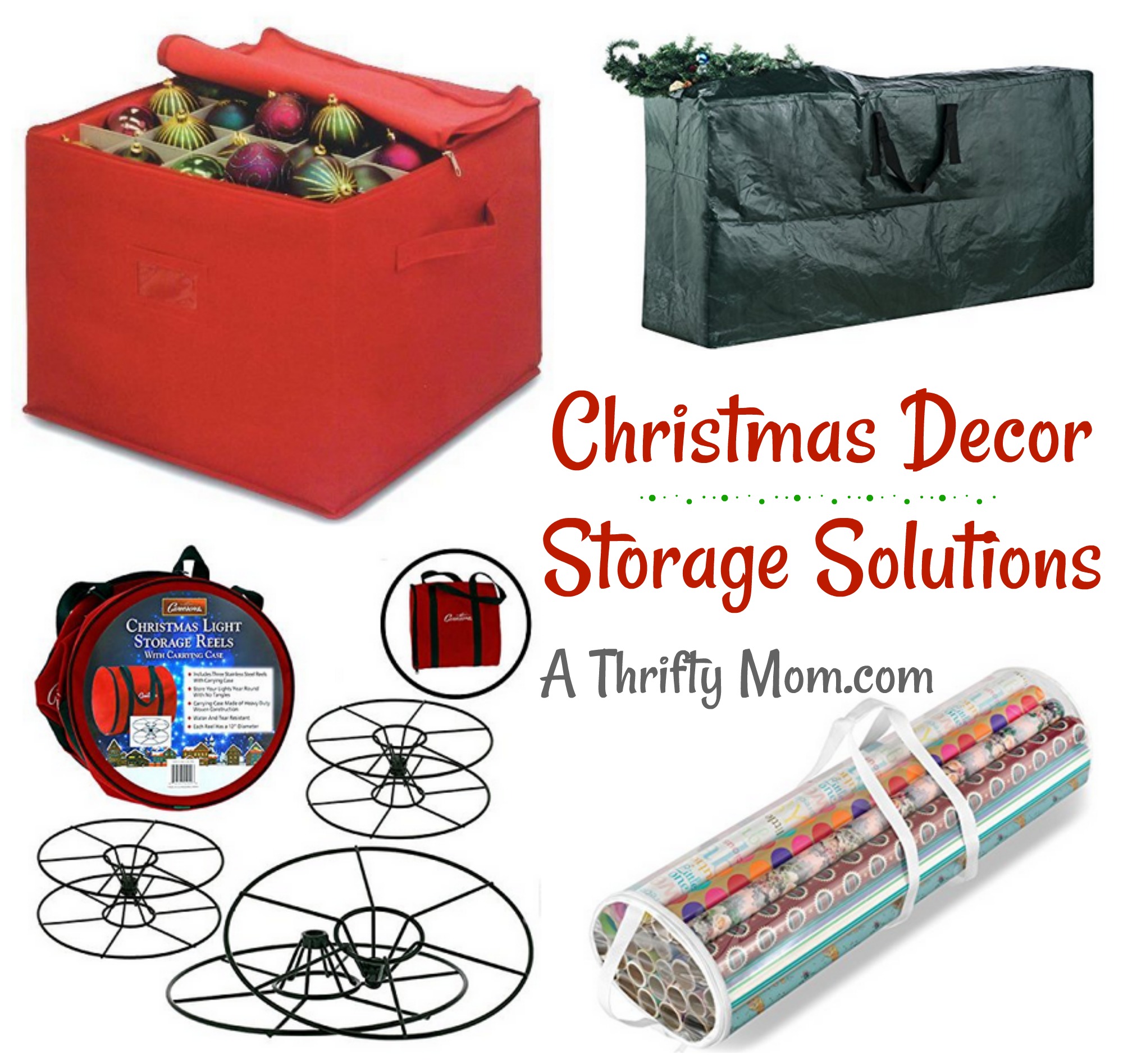 Christmas Decor Storage Solutions