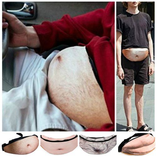 It's happened, someone's made a hairy belly waist pouch you can
