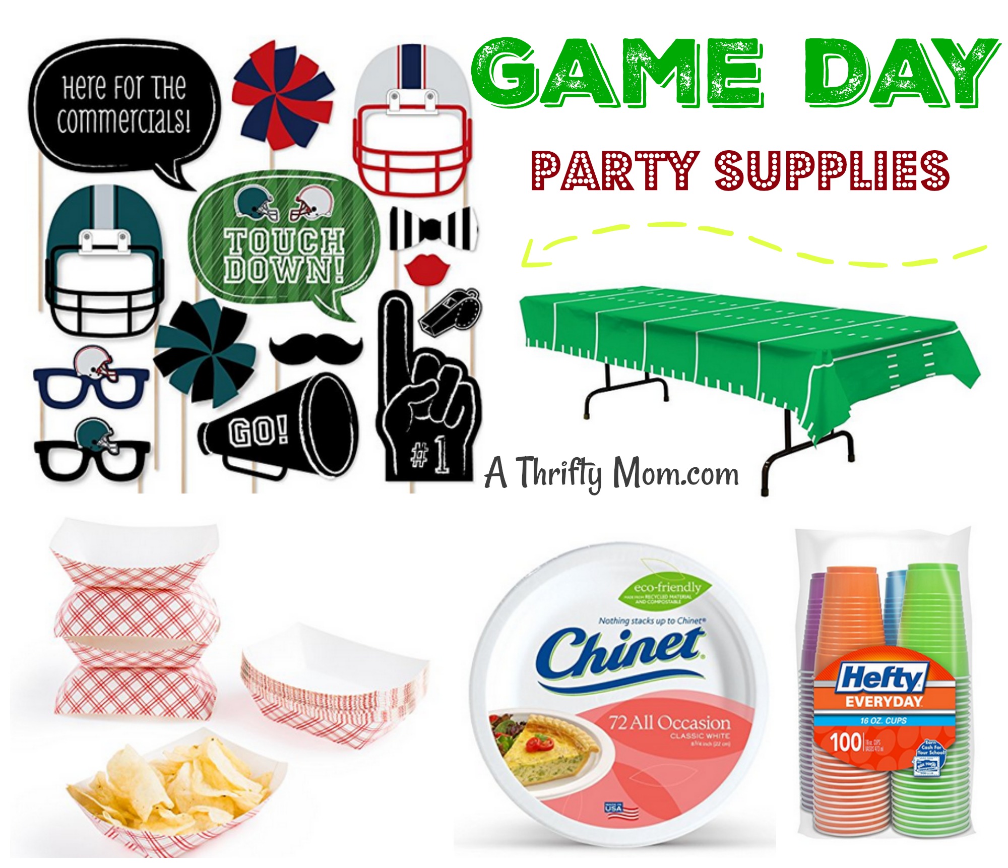 Game Day Party Supplies