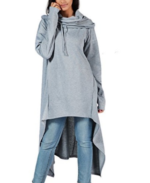 Asymmetrical hoodie for women