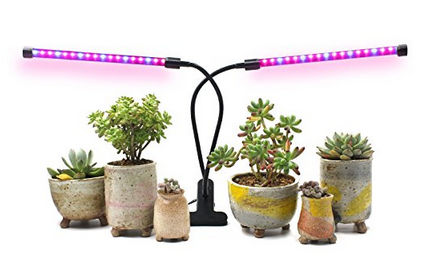 2018 6 and... Dual Head LED with Timer 3 Grow Light for Indoor Plants 