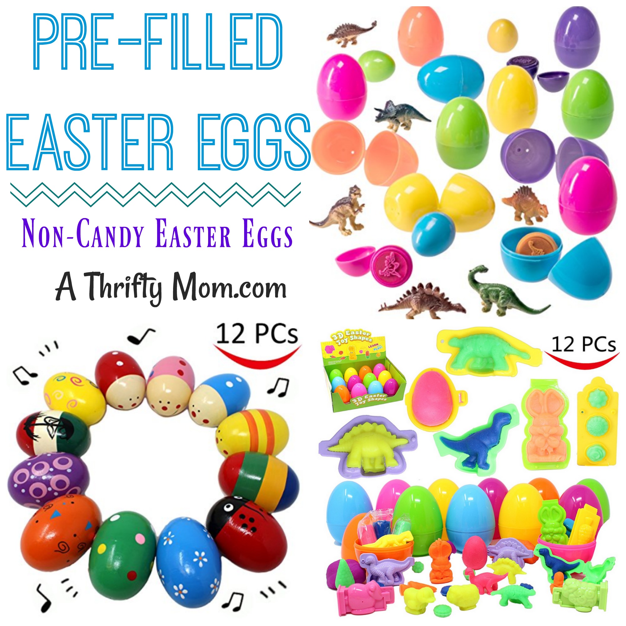 4 cm 12 Count Small Plastic Easter Eggs 1.57 in Happy Go Fluffy 