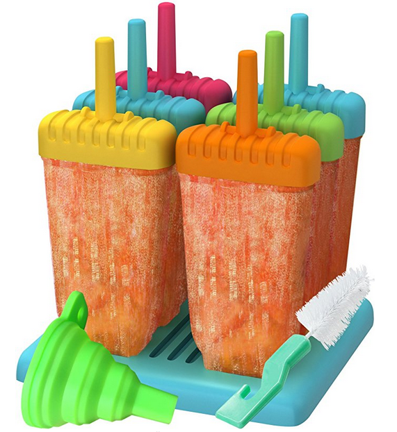  Popsicle Molds Set - 6 Pack Popsicle Mold Ice Popsicle Molds  BPA Free Ice Popsicle Mold Ice Pop Mold Ice Popsicles Maker Fun for Kids  and Adults (assorted): Home & Kitchen