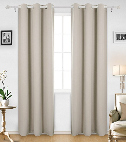 Room Darkening Thermal Insulated Blackout Curtains