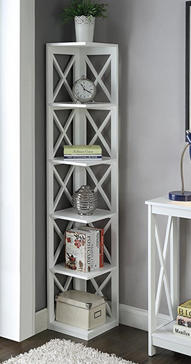 5 Tier Corner Bookcase A Thrifty Mom Recipes Crafts Diy And More