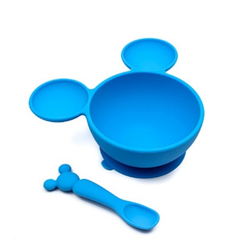 Suction silicone bowl