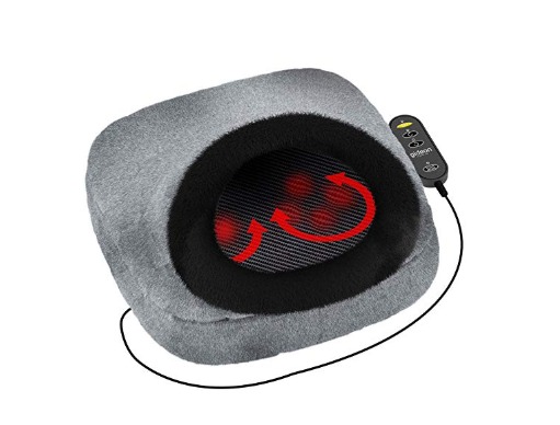 Heating Massaging Footmuff Electric Heat Therapy Foot Relief Warmer Massager 