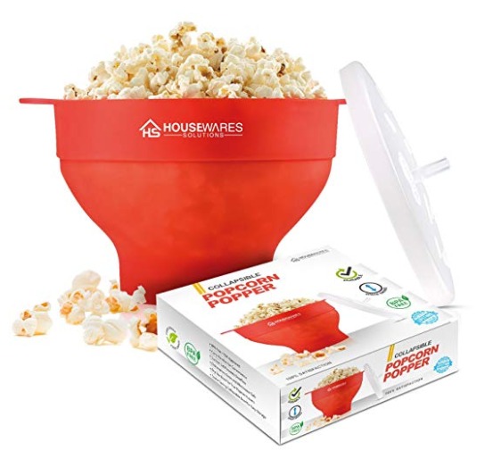 Collapsible popcorn popper