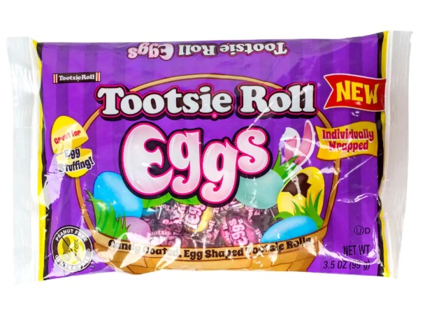 Tootsie roll eggs