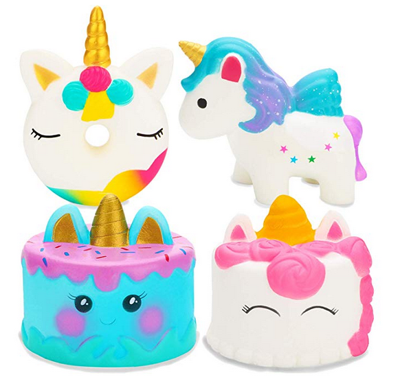 Decorative Props Large R.HORSE Jumbo Narwhale Cake Squishy Kawaii Cute Unicorn Mousse Ice Cream Scented Squishies Slow Rising Kids Toys Doll Stress Relief Toy Hop Props 3Pack